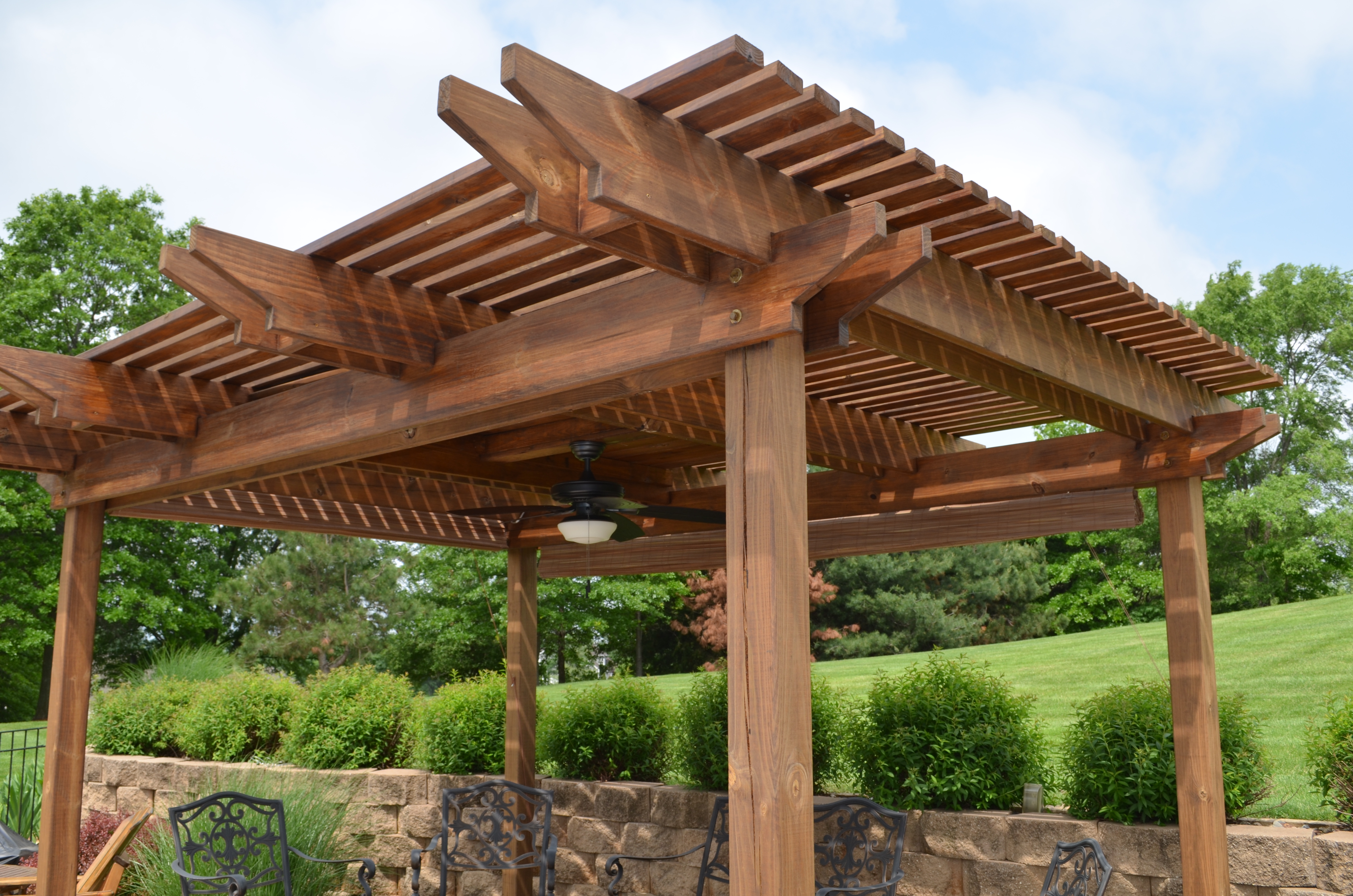 pergolas with roofs