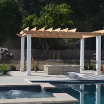 img scr=”pergola-design.jpg” alt=”Pergola by a pool, Kansas City, Artisan Construction